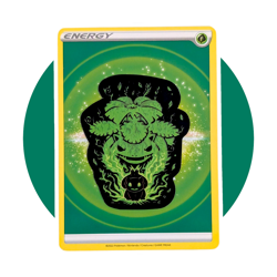 Anime Pokemon Vinyl Sticker (MM05): Venusaur, Bulbasaur with Grass Energy Card - Image 1
