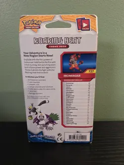 Pokemon Sun & Moon Roaring Heat Theme Deck - Sealed - Image 2