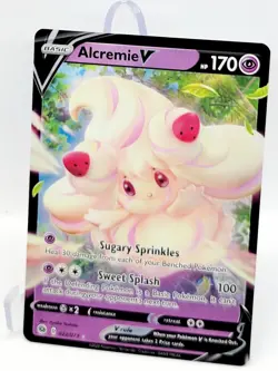 Pokemon Champion's Path Alcremie V #022 NM - Image 1