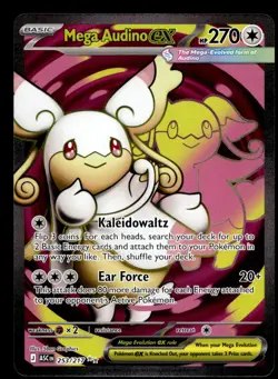 Mega Audino ex 253/217 Ultra Rare Ascended Heroes Pokemon - Image 1