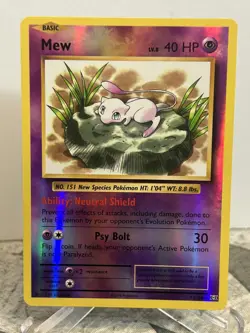 Pokemon XY - Evolutions Mew 53/108 Reverse Holo Rare LP - Image 1