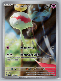 Chimeco 179/167 Pokemon TCG S&V Twilight Masquerade Illustration Rare Holo NM - Image 1
