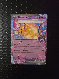 Pokemon TCG Paldea Evolved Dedenne ex 093/193 TS1 - Image 1
