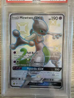 2019 POKEMON SUN&MOON | MEWTWO GX SV59/SV94 | ENG | HIDDEN FATES | PSA 10 GEM MT - Image 5
