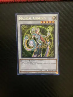 Magical Android BLMM-EN147 Yugioh TCG Card Secret Rare NM - Image 1