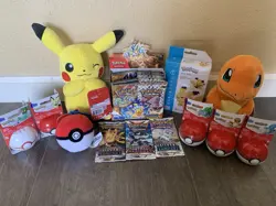 Pokemon TCG Card Lot Mega Gift Pack Mystery Bundle -WITH NEW BOOSTER PACK🌟 - Image 1