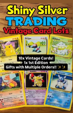 1st Edition - Old Pokemon Cards 100% Vintage Pack ONLY WOTC + Pokemon Stickers - Image 1