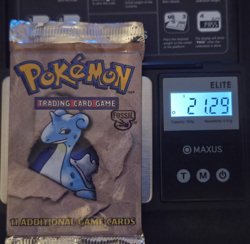 Pokemon Fossil Booster Pack Lapras Sealed 11 Cards Trading Card Game - Image 1