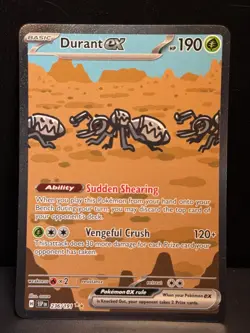 Durant ex 236/191 SV Surging Sparks Illustration Rare SIR Pokemon Card NM - Image 1
