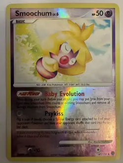 Smoochum Secret Wonders Reverse Holo Pokemon Card 67/132 TCG - Image 1