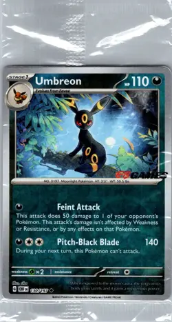 Sealed - Umbreon - (EB Games Exclusive) 130/197 - Pokemon Card - Image 1