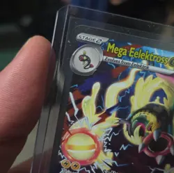 Mega Eelektross EX 278/217 ASC EN Rare Full Art Holo EX Pokemon TCG Card - Image 5