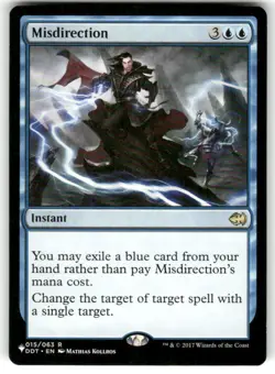 Duel Decks: Merfolk vs. Goblins #15 Misdirection - Image 1