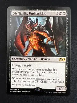 Ob Nixilis, Unshackled R Magic 2015 (M15) 110 LP - Image 1