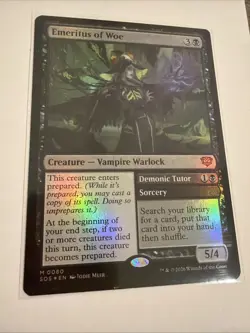 1x Emeritus of Woe FOIL / Secrets of Strixhaven MTG NM - Image 1