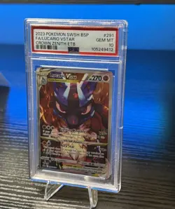 Lucario VSTAR SWSH291 Sword & Shield Promo Card Holo PSA 10 - Image 1