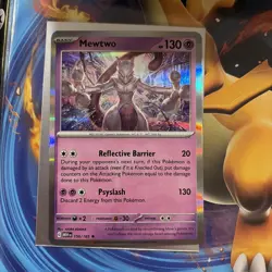 Mewtwo 150/165 Scarlet & Violet 151 Rare Pokemon Holo Near Mint 150/165 - Image 1