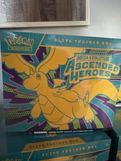 Pokemon TCG Mega Evolution Ascended Heroes Elite Trainer Box with 2 Rips Sealed - Image 1