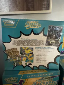 Pokemon TCG Mega Evolution Ascended Heroes Elite Trainer Box with 2 Rips Sealed - Image 3