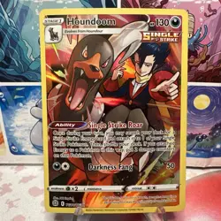 Houndoom TG10/TG30 Brilliant Stars Trainer Gallery Full Art Pokemon TCG NM/M - Image 1