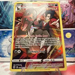 Houndoom TG10/TG30 Brilliant Stars Trainer Gallery Full Art Pokemon TCG NM/M - Image 2