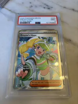 Emcee's Hype 220/182 Pokemon Destined Rivals Holo PSA 9 - Image 1