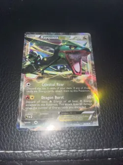 Pokemon TCG Rayquaza-Ex Dragons Exalted 85/124 Holo Holo Rare EX - Image 1