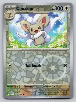 Cinccino 126/159 Uncommon Journey Together Pokemon Reverse Holo Near Mint - Image 1