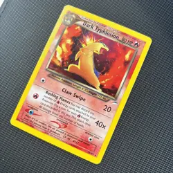 Pokemon Card Neo Destiny Dark Typhlosion Holo 10/105 - Image 3