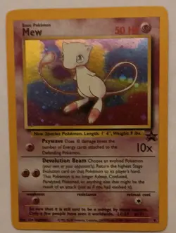 MEW #9 WOTC Black Star Promo Vintage Holo Pokemon TCG - Image 2