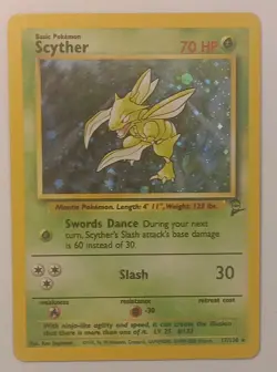 Scyther 17/130 Base Set 2 Holo Rare Vintage Pokemon TCG - Image 1