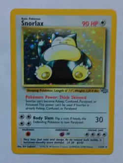 Snorlax 11/64 Jungle Holo Rare Pokemon TCG WOTC LP+ - Image 2