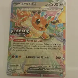 Pokemon Eevee ex 075/131 Prismatic Evolutions Holo Promo EX Basic English - Image 1