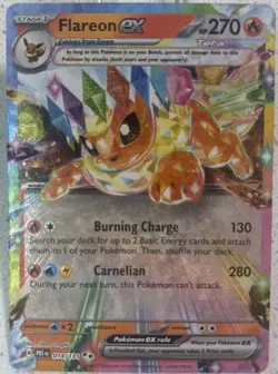FLAREON EX Pokemon 014/131 - Prismatic Evolutions NM 🔥🔥 - Image 1