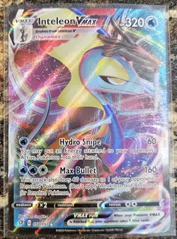 Pokemon 2020 Rebel Clash Inteleon VMAX 50 NM or better - Image 1
