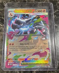 Mega Charizard X ex 013/094 Holo Pokemon TCG ME02: Phantasmal Flames NM - Image 1