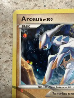 💥 Pokemon TCG Arceus AR8 LV. 100 Platinum Holo Rare 2009 Edition NM - Image 3