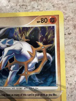 💥 Pokemon TCG Arceus AR8 LV. 100 Platinum Holo Rare 2009 Edition NM - Image 4