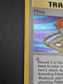 Trainer HOLO Misty 18/132 1999 Wizards Pokemon TCG Moderately Played - Image 4