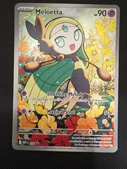 Pokemon Meloetta 026 Mega Evolutions Promo Holo NM - Image 1