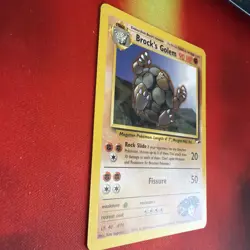 Pokemon Brock's Golem 20/132 - Non-Holo Rare - Gym Heroes LP - Vintage WotC - Image 2