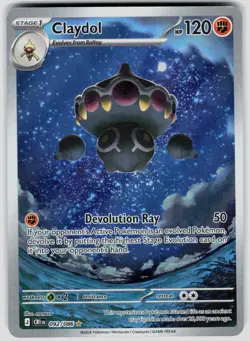 Pokemon ME04: Chaos Rising Claydol 092/086 Holo Shiny Rare NM - Image 1
