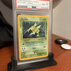 1999 Jungle Scyther #10 Holo PSA 8 - Image 2