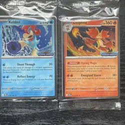 Pokemon TCG: Chaos Rising Delphox & Keldeo Stamped Promo SEALED NEW - Image 1