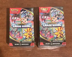 Pokemon TCG - Chaos Rising Booster Bundle - Lot Of 2 - NEW SEALED - Image 1