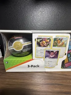 Pokemon Costco Collector 3-Pack: Eevee Treasure Chest Quick & Premier Ball Tins - Image 2