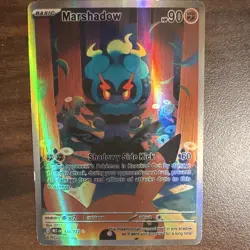 Pokemon TCG Marshadow 146/132 Me01: Mega Evolution Illustration Rare Holo - Image 1