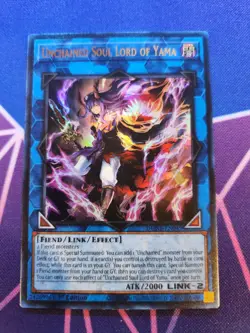Yu-Gi-Oh! Unchained Soul Lord of Yama 1st Ed Ultra Rare DUNE-EN049 - Image 1