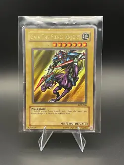 Konami Yu-Gi-Oh! Gaia the Fierce Knight LOB-006 Ultra Rare Unlimited ENG - Image 1