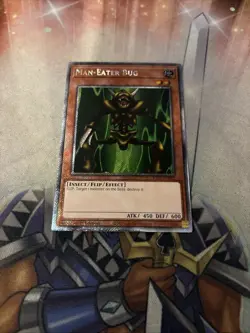 Man-Eater Bug - RA03-EN082 - Platinum Secret Rare 1st Edition Yugioh NM - Image 1